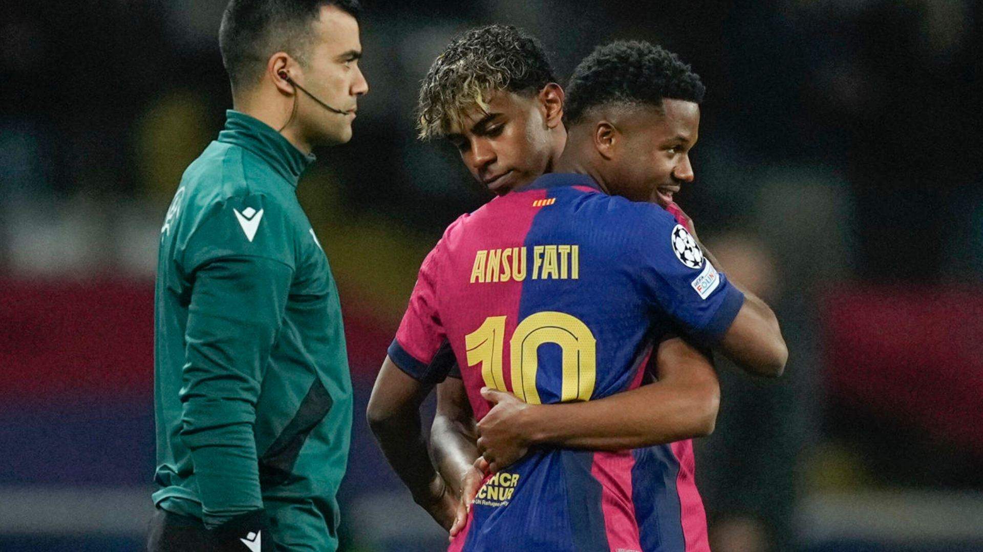 Lamine Yamal y Ansu Fati