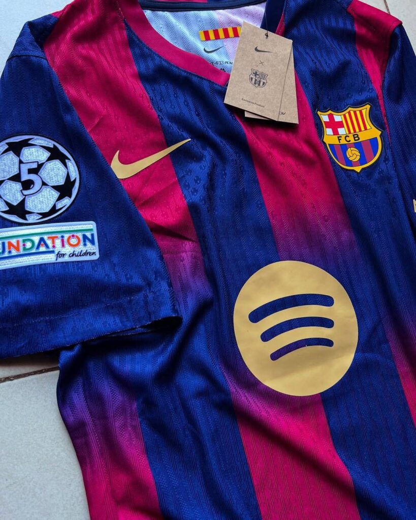 Primera equipación del Barça para la temporada 25-26.