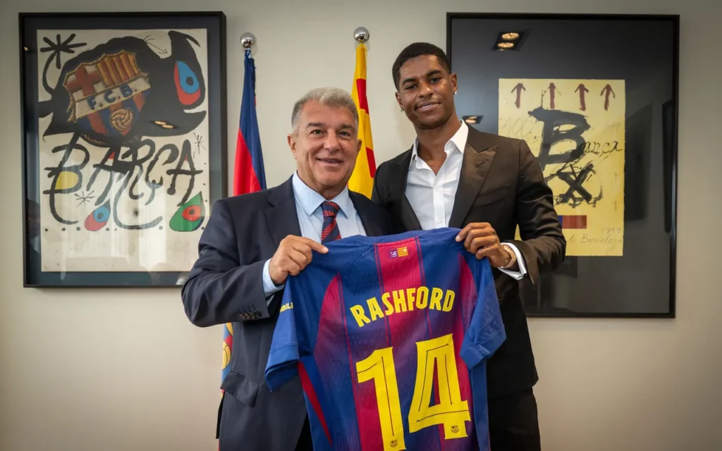 Rashford y Laporta