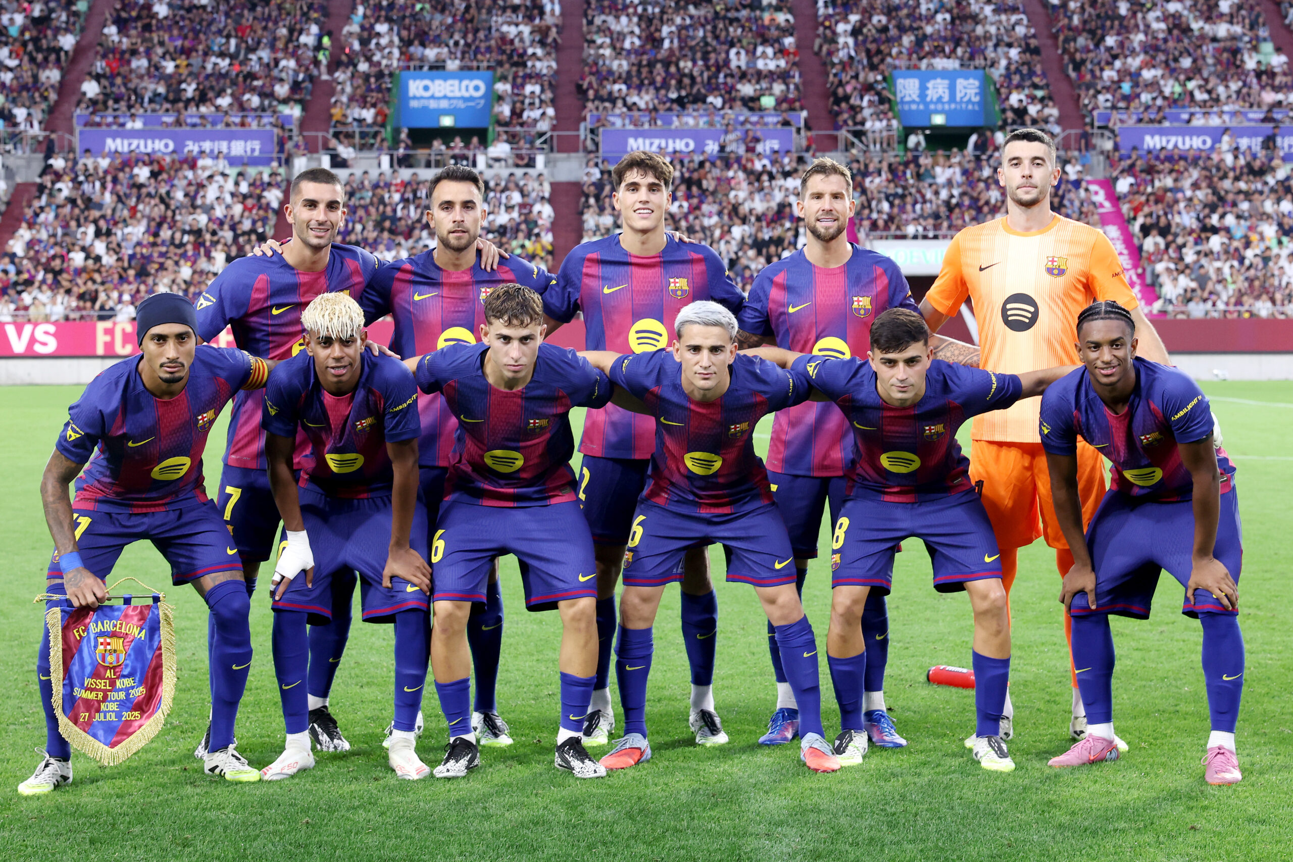 El once titular del Barça vs Vissel Kobe