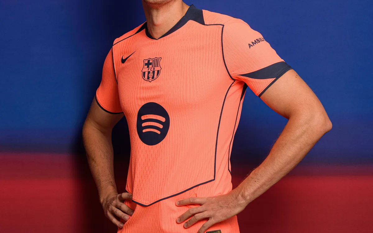 Camiseta Barça Naranja