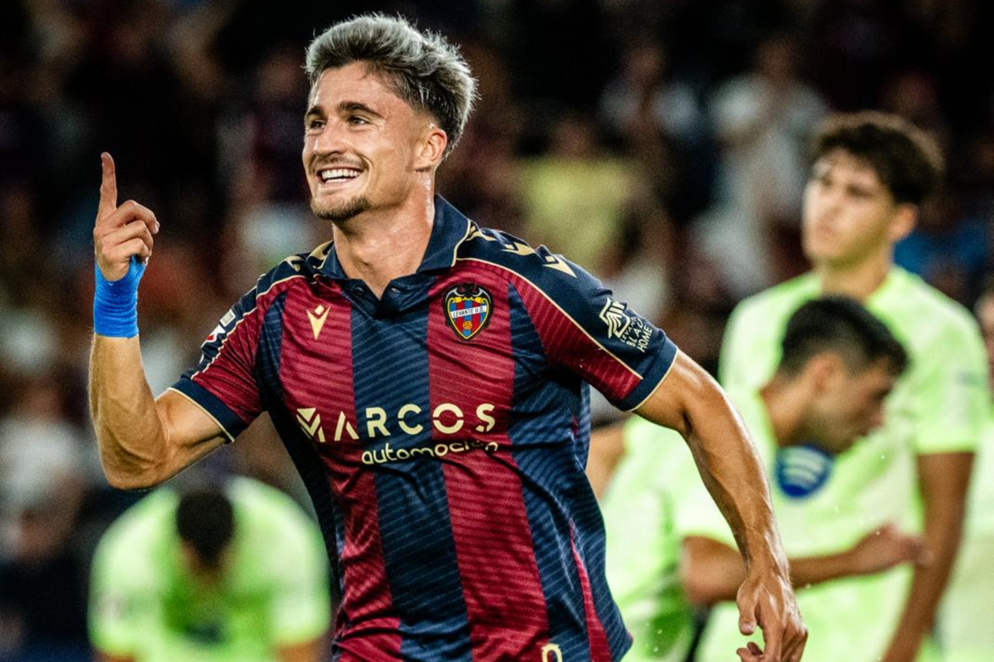 Ivan Romero, autor del primer gol. Levante UD