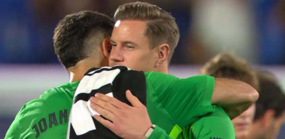 Ter Stegen y Joan Garcia