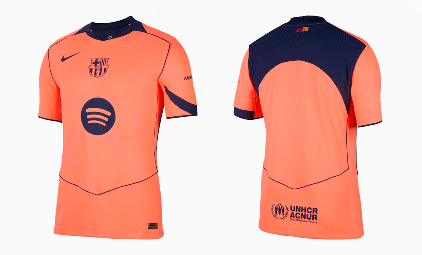 Camiseta Barça naranja